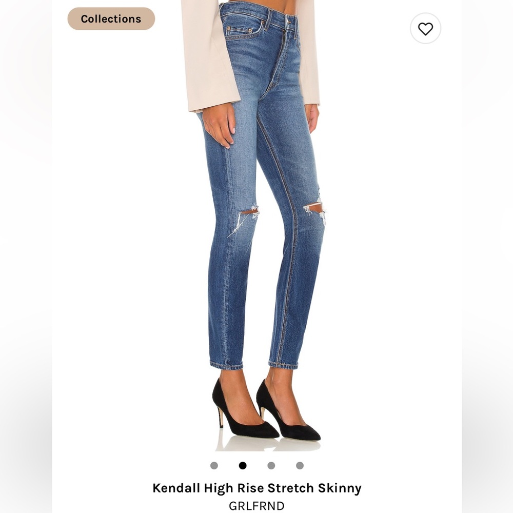 GRLFRND KENDALL HIGH RISE RIPPED JEANS - Picture 3 of 3